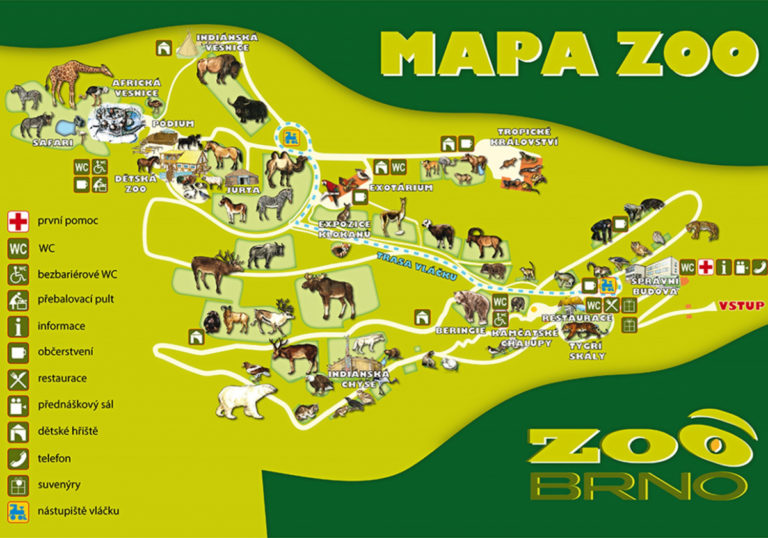 zoo-brno-mapa