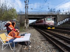 Chytré senzory pro železnici_foto z testování první generace v roce 2021_foto_ Jan Prokopius_VUT