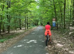 Cyklistka NP Podyjí MENDELU