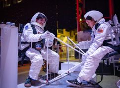 Mission for Teams Focus and Innovation on Day 4 of Week 1 of the Honeywell Leadership Challenge Academy (HLCA) at the U.S. Space and Rocket Center (USSRC) in Huntsville, Ala. on Wednesday, Oct. 18, 2023.

Raed Lanjawi (UAE)
Joselin Chivalan Morales (NC)