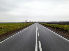 Stavba silnice v Tvrdonicích