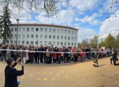 Slavnsotní otevírání parku při ZŠ Jana Babáka